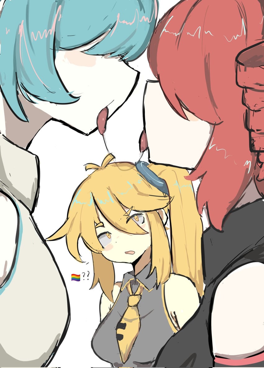 Akita Neru & Hatsune Miku (Triple Baka) Rule 34