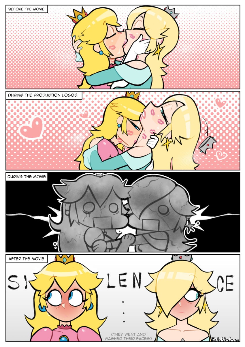 Princess Peach & Princess Rosalina (Mario) Rule 34