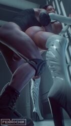 Loba (Apex Legends) Rule 34 Video – Against Wall