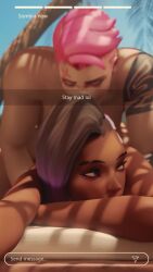 Sombra & Zarya (Blizzard Entertainment) Rule 34 Video