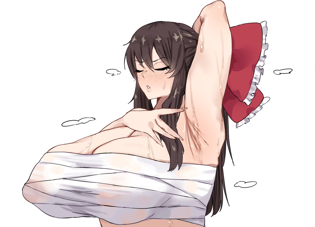 Reimu Hakurei (Touhou) Rule 34 – Armpit Fetish