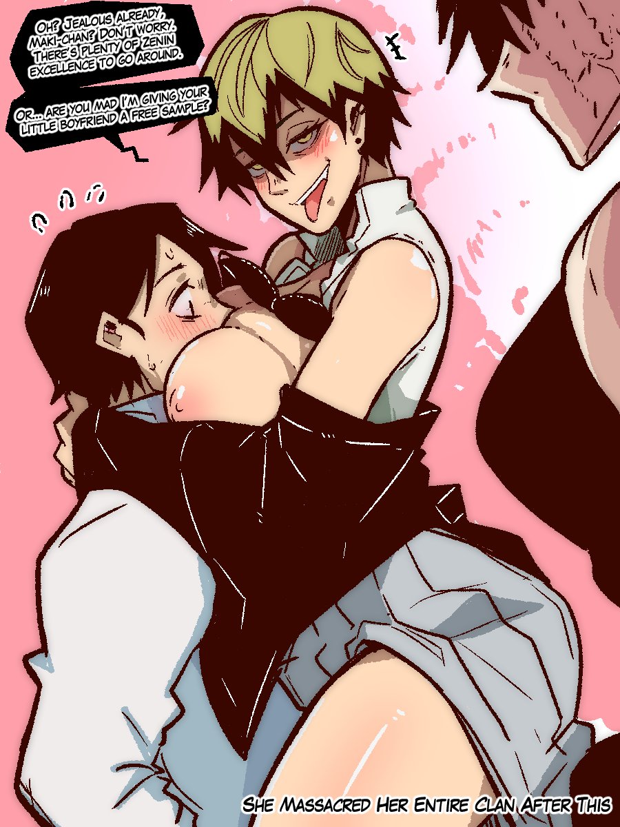 Female Naoya & Maki Zenin (Jujutsu Kaisen) Rule 34