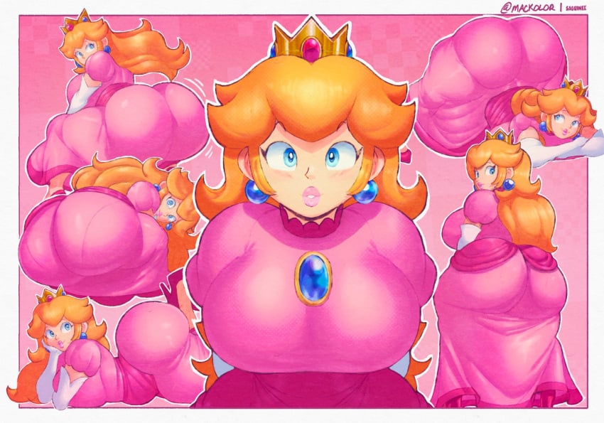 Princess Peach Mario Rule 34 – Big Tits & Female Butt Hentai Pic