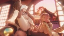 Au Ra & Miqo'te (Final Fantasy) Rule 34 Video