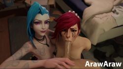 Arcane Jinx & Arcane Vi Rule 34 Video – Areola