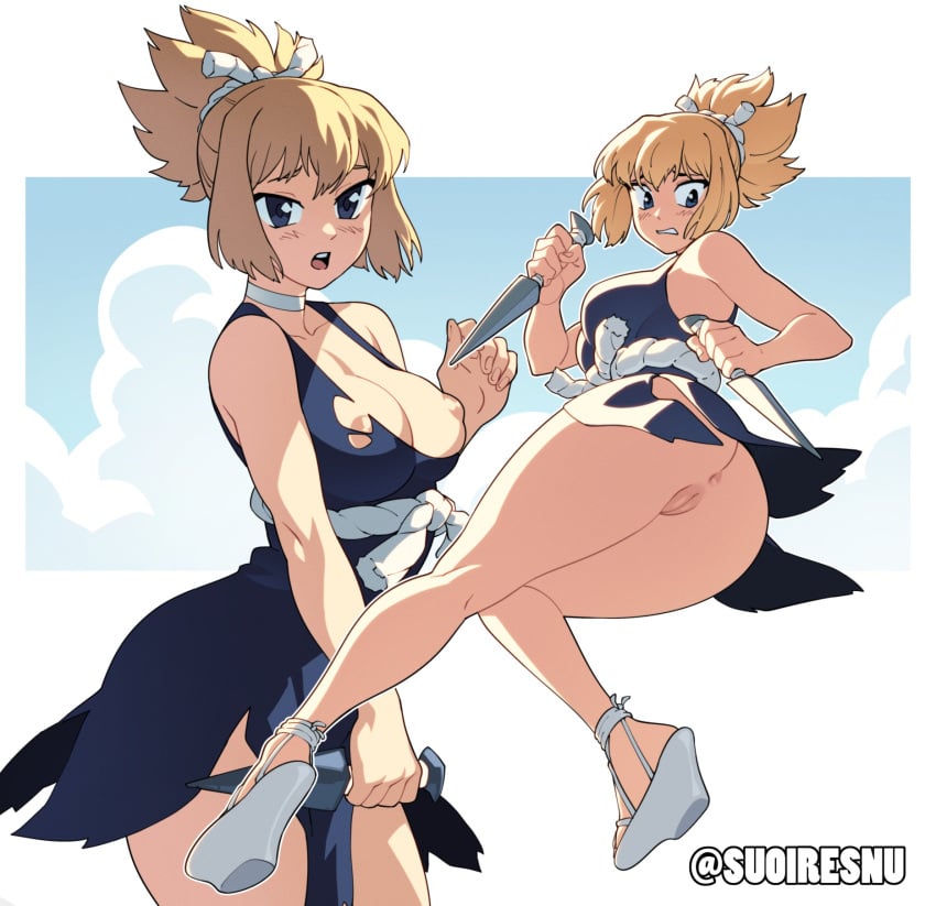 Kohaku (Dr.stone) Rule 34 – Anus