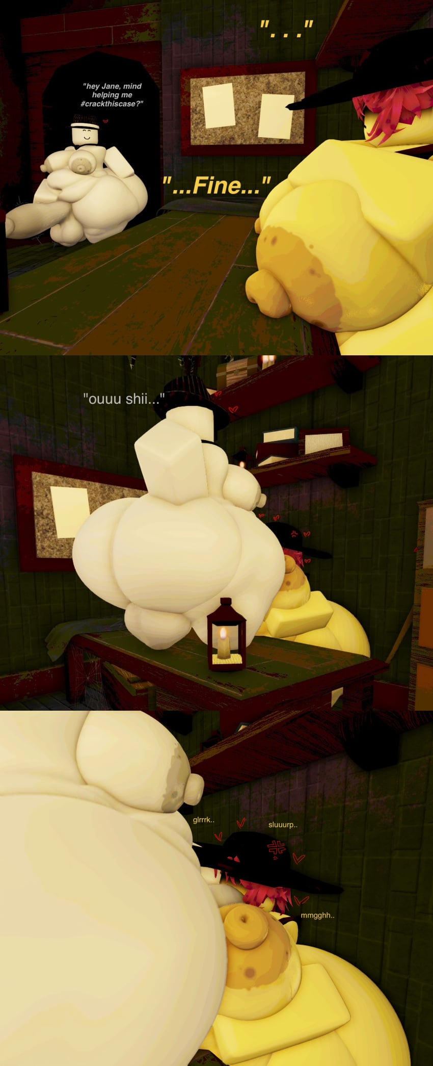 Jane Doe & Investigative Iris Forsaken Rule 34 – Blowjob Pic