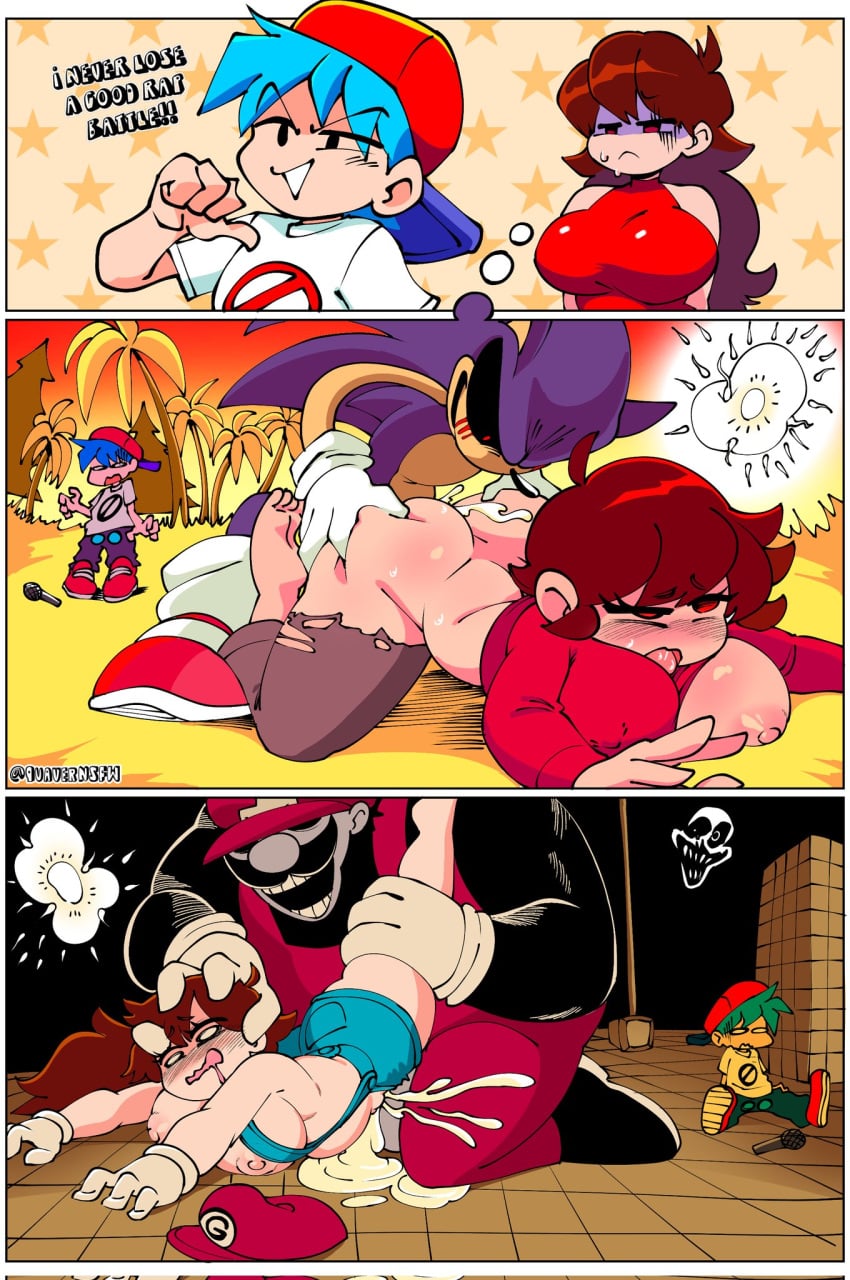 Boyfriend & Faker Gf (Friday Night Funkin) Rule 34