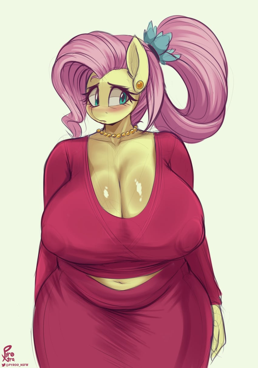 Fluttershy (Friendship Is Magic) Rule 34 – Anthro