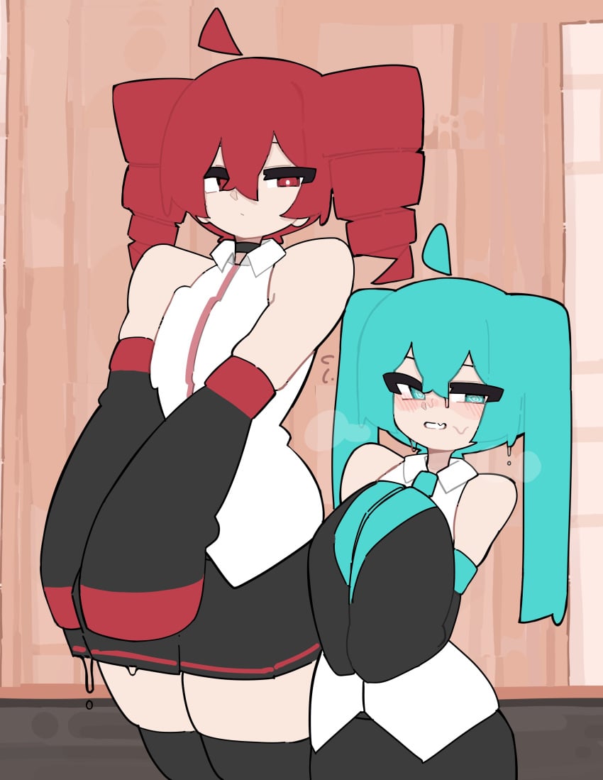 Hatsune Miku & Kasane Teto (Utau) Rule 34 – Ahoge