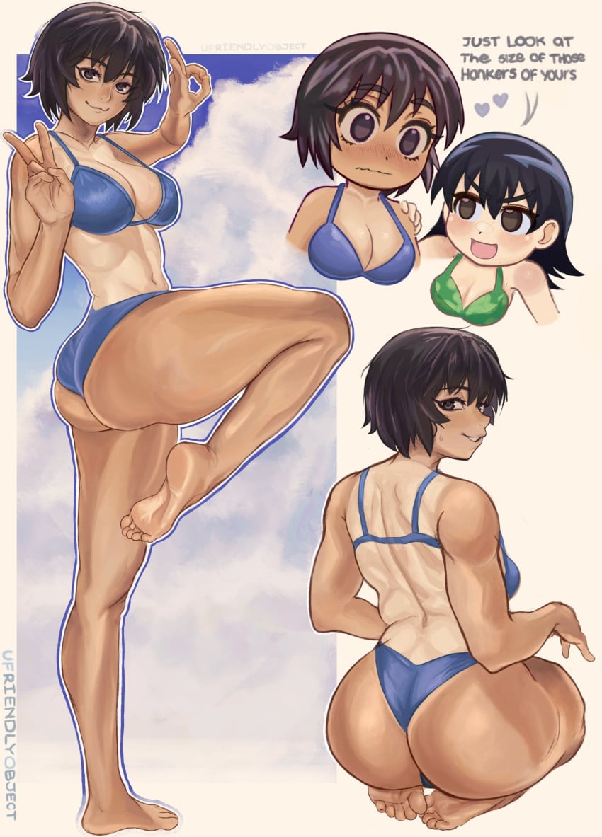 Kagura & Tomo Takino (Azumanga Daiou) Rule 34 – Ass