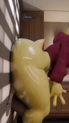 Waylon Furaffinity Rule 34 – Against the Wall 3D Animation