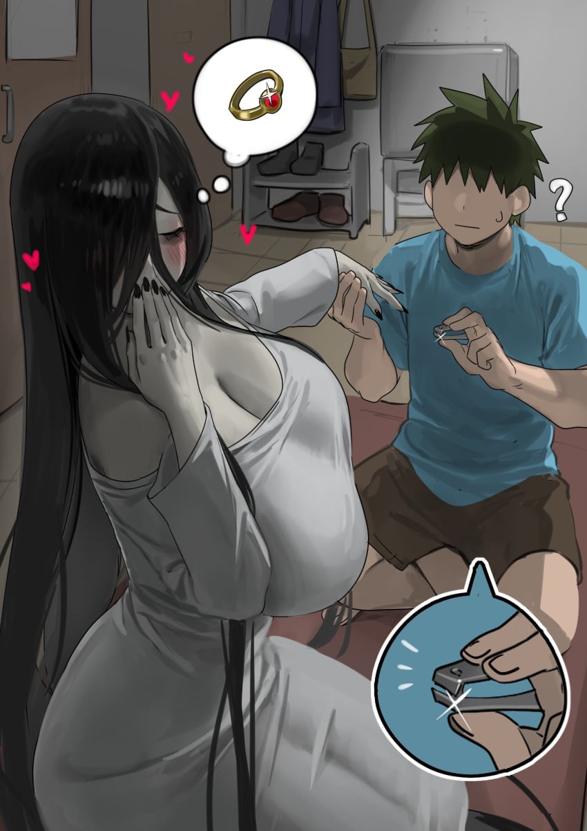 Kunti & Sadako Yamamura (Original) Rule 34 – Bare Shoulders