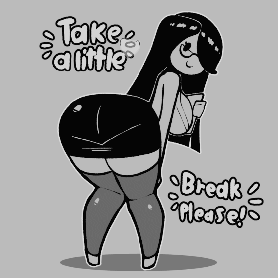 Cream & Oc (Original) Rule 34 GIF – Accidental Exposure