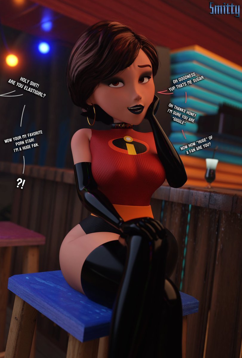 Helen Parr The Incredibles Rule 34 – Big Tits 3D Pic