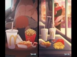Boyfriend & Dad (Mcdonald's) Rule 34 Video