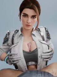Hailey (The First Descendant) Rule 34 Video – Between Breasts