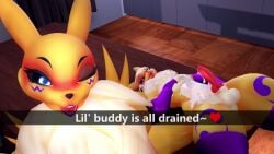 Male Renamon & Renamon (Bandai Namco) Rule 34 Video