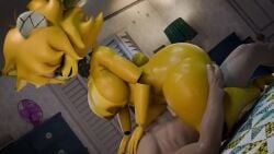 Crying Child & Golden Freddy (Fap Nights At Frenni's) Rule 34 Vi…