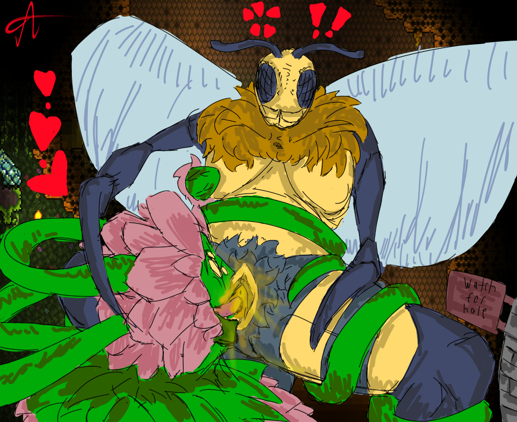 Plantera (Terraria) Rule 34 – Bug Girl