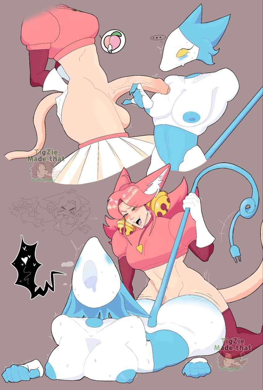 Mad Dummy & Mad Mew Mew (Deltarune) Rule 34 – Ambiguous Penetration