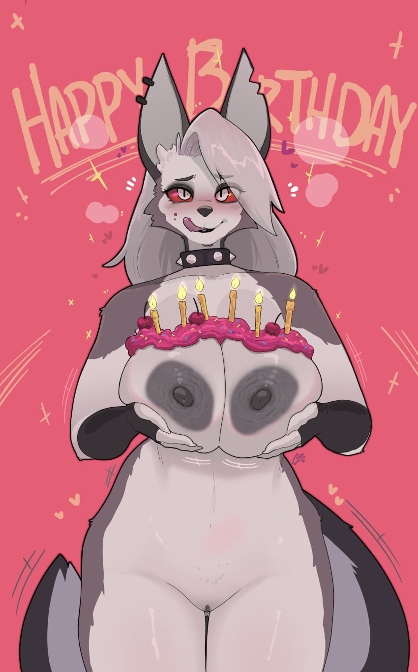 Loona Helluva Boss Rule 34 – Anthro & Grey Areola Hentai Pic