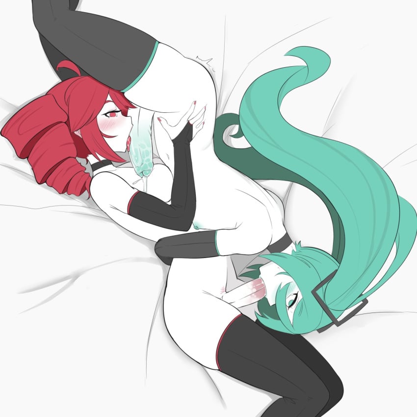 Hatsune Miku & Kasane Teto (Utau) Rule 34 – 69 Position