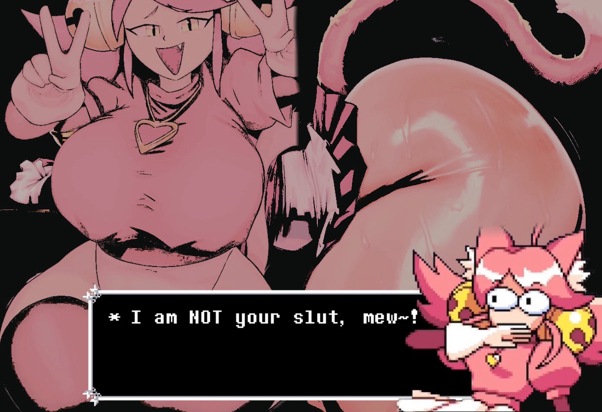 Mad Mew Mew & Mew Mew (Deltarune) Rule 34 – Big Ass