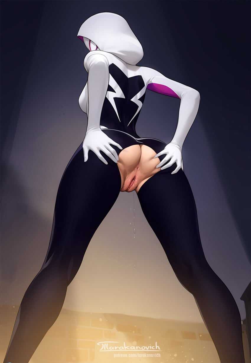Gwen Stacy & Spider-gwen (Marvel) Rule 34 – Anus