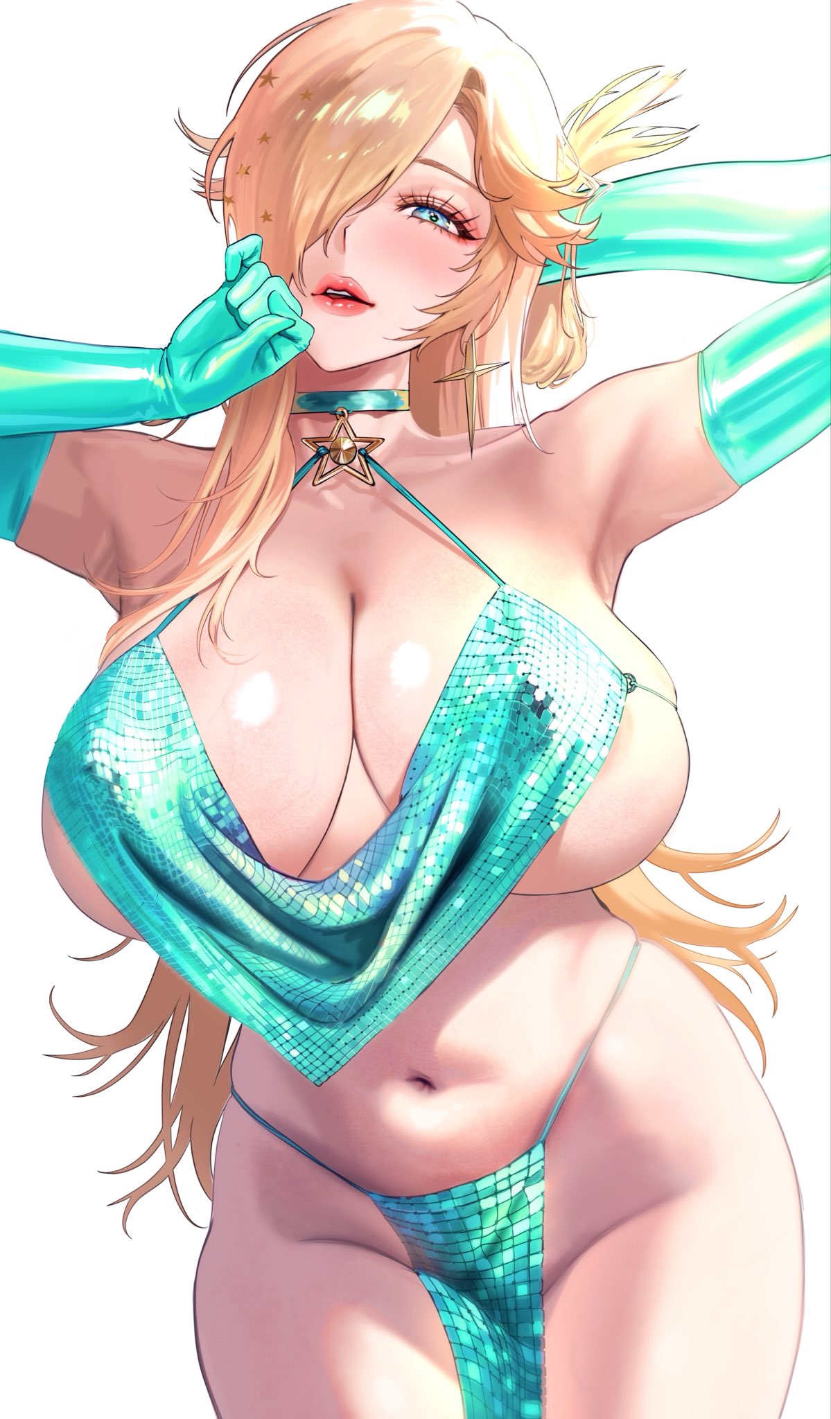 Princess Rosalina (Mario) Rule 34 – Blonde
