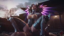Angela Ziegler & Imp Mercy (Blizzard Entertainment) Rule 34 Video