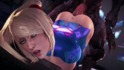 Ridley & Samus Aran (Metroid) Rule 34 Video – Absurdly Large Cock