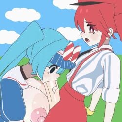 Hatsune Miku & Kasane Teto (Mesmerizer) Rule 34 Video