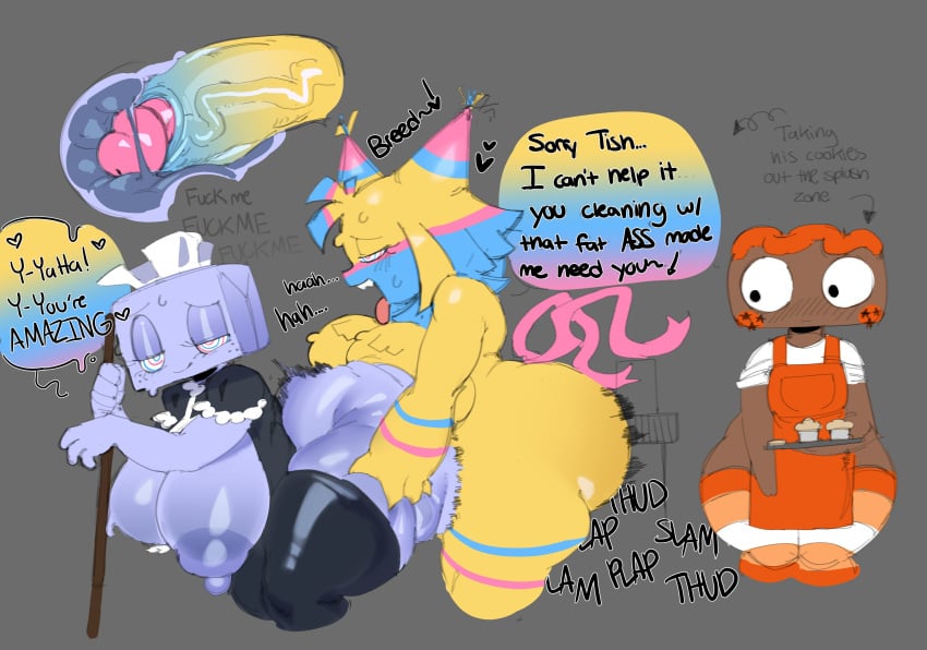 Cosmo & Tisha (Dandy's World) Rule 34 – Futanari
