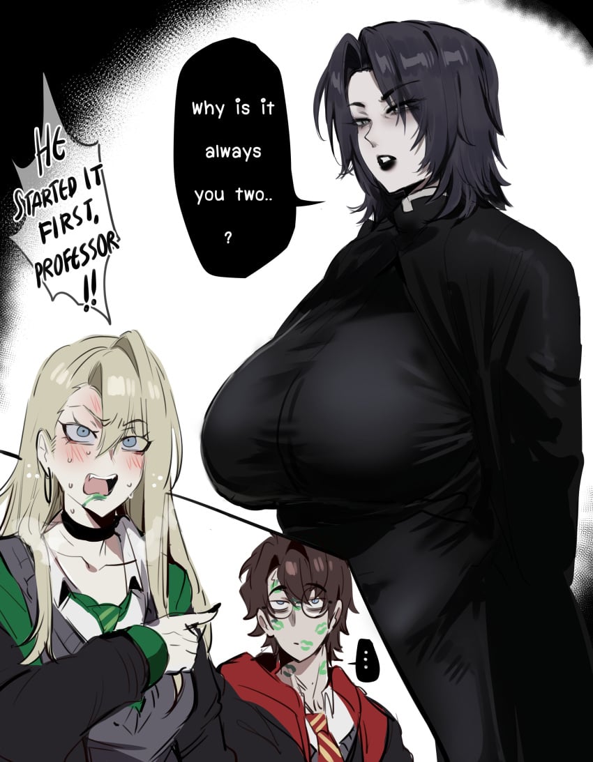 Draco Malfoy Harry Potter Rule 34 – Huge Tits Hentai Pic #2