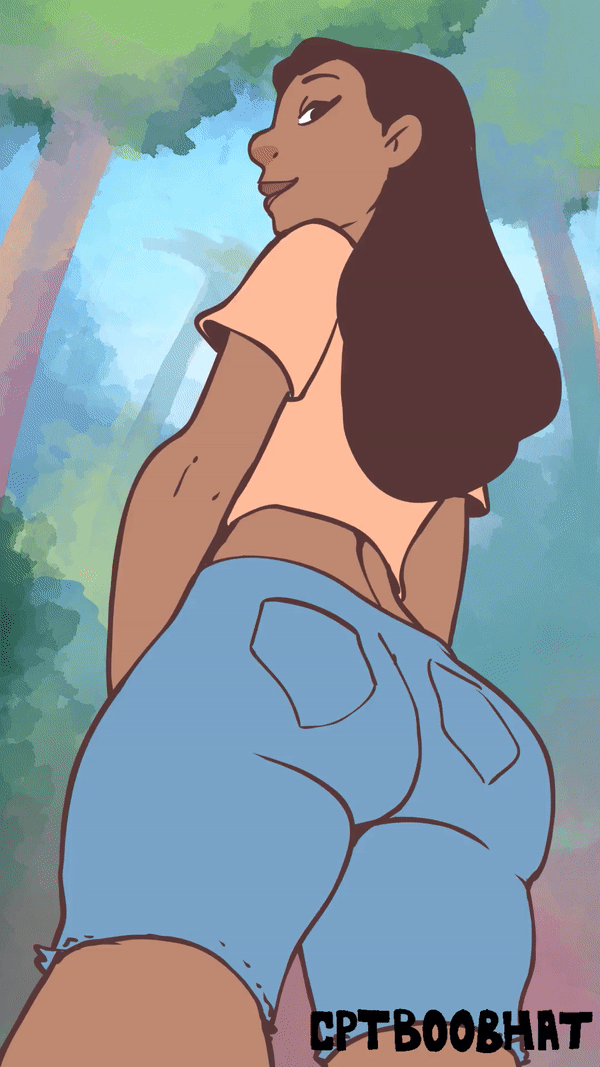 Nani Pelekai (Disney) Rule 34 GIF – Anus