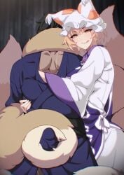 Ran Yakumo (Touhou) Rule 34 Video – Blonde Hair