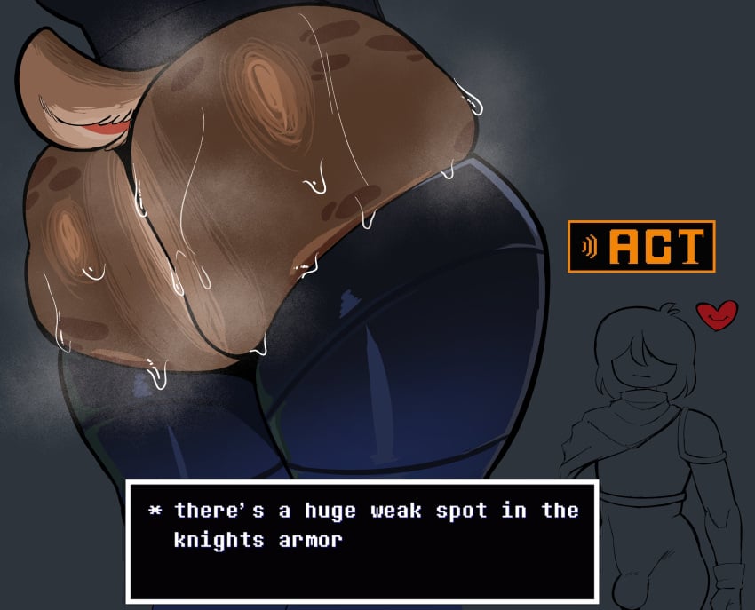 Dess Holiday & Kris (Deltarune) Rule 34 – Big Ass