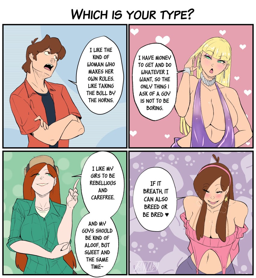 Dipper Pines & Mabel Pines (Disney) Rule 34 – Aged Up
