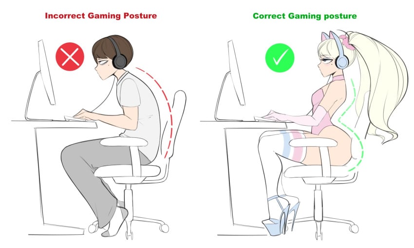 Femboy Gamer Rule 34 – Arched Back