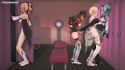 Amber & Eula (Genshin Impact) Rule 34 Video – Ass