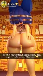 Ankha & Ankha (Animal Crossing) Rule 34 Video – Anthro