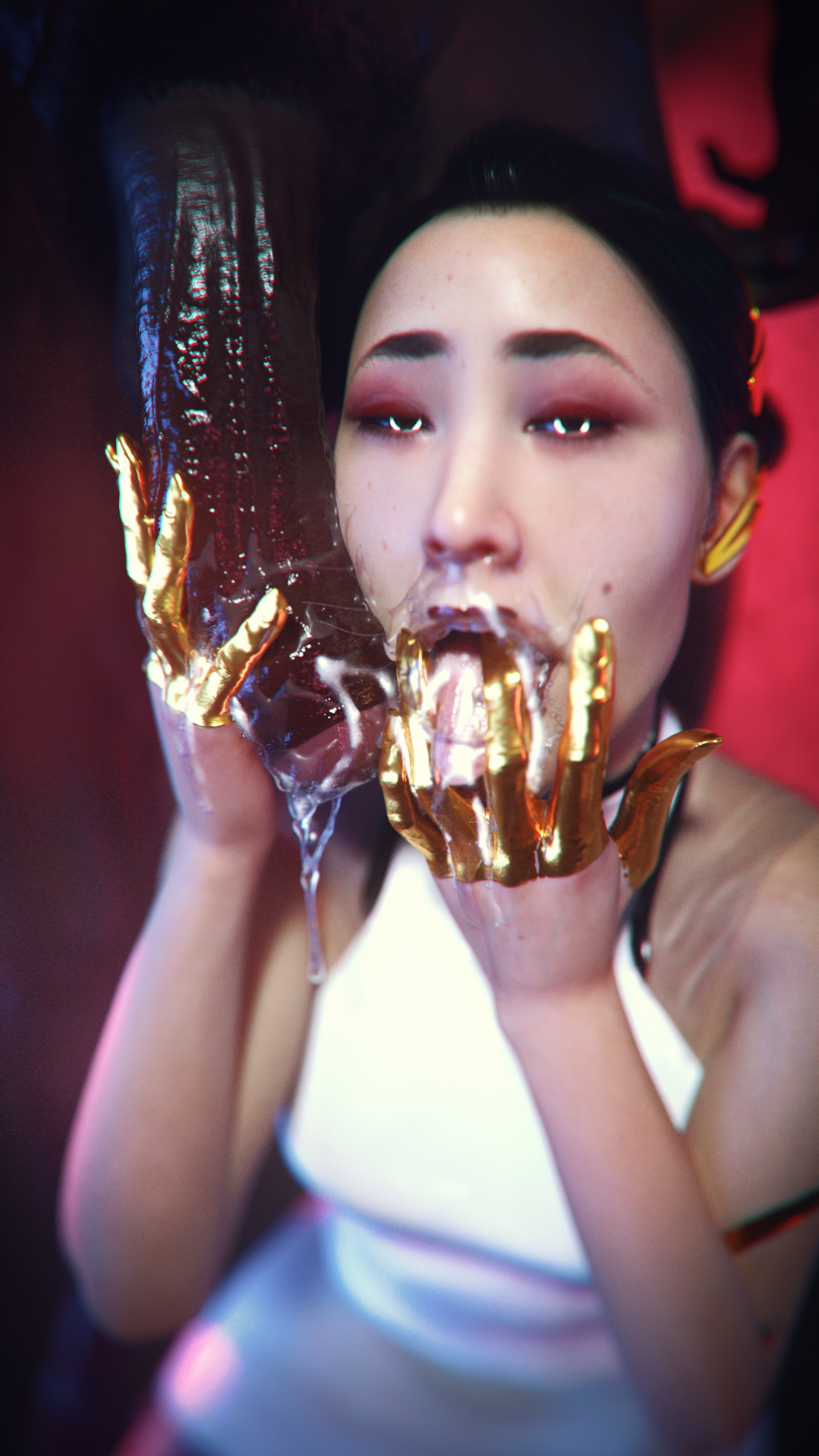Hanako Arasaka (Cd Projekt Red) Rule 34 – After Fellatio