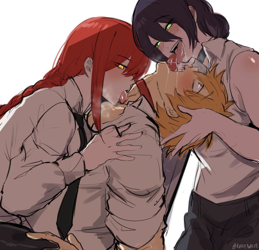 Denji & Makima (Chainsaw Man) Rule 34 – Black Pants