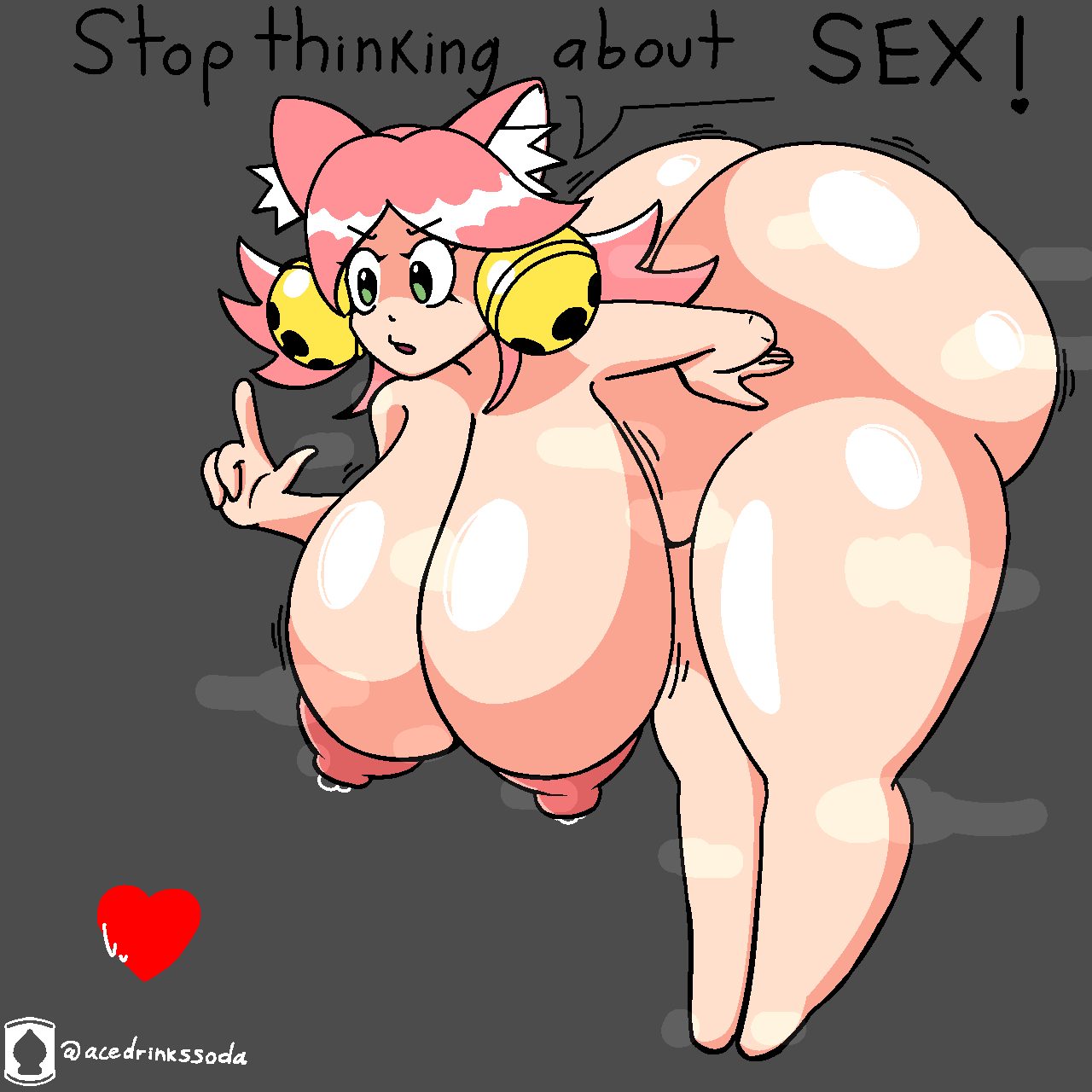 Mew Mew & Soul (Deltarune) Rule 34 – Areolae