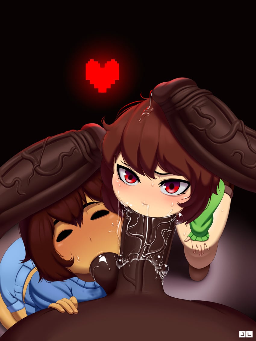 Chara & Frisk (Undertale) Rule 34 – Ambiguous Gender