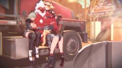 Big Daddy & Burnice White (Zenless Zone Zero) Rule 34 Video