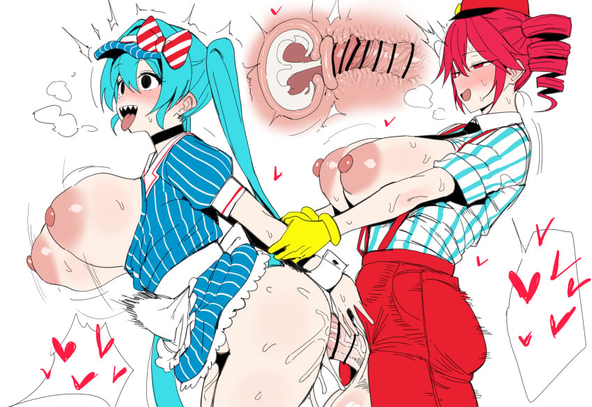 Hatsune Miku & Kasane Teto (Mesmerizer) Rule 34