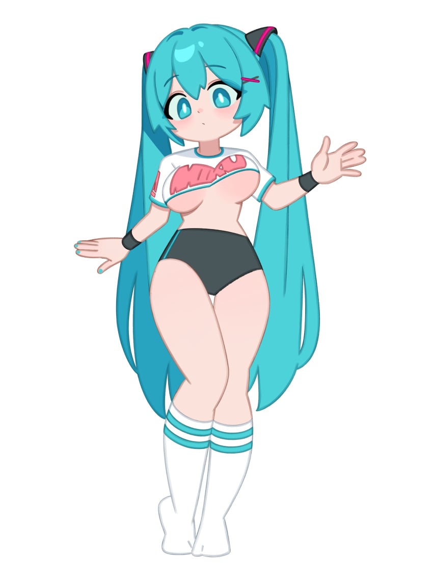 Hatsune Miku Vocaloid Rule 34 – Crop Top Hentai Pic