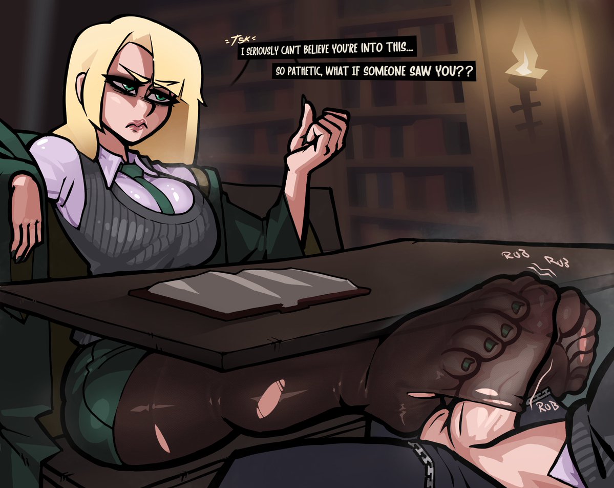 Draco Malfoy Harry Potter Rule 34 – Footjob Hentai Pic